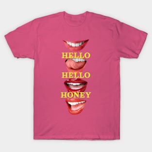 HELLO/FUNNY LIPS T-Shirt